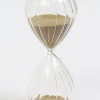 Inspire Me! Home Decor Glass Hourglass With Gold Sand