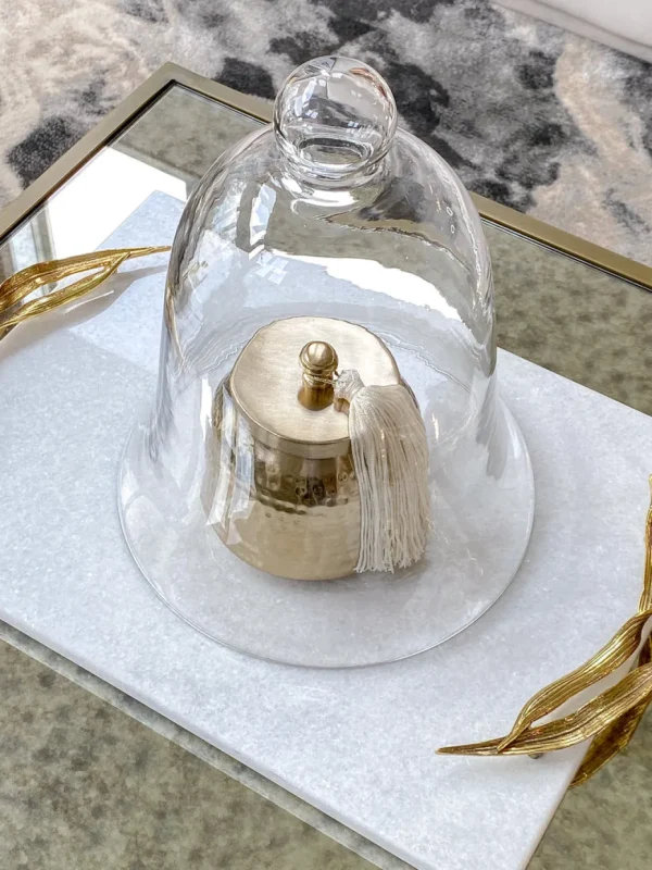 Inspire Me! Home Decor Glass Bell Cloche ( Glass Dome )