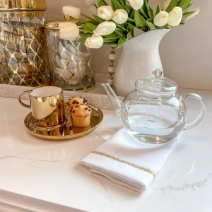 Inspire Me! Home Decor Glass Teapot With Loose Tea Infuser KITCHEN