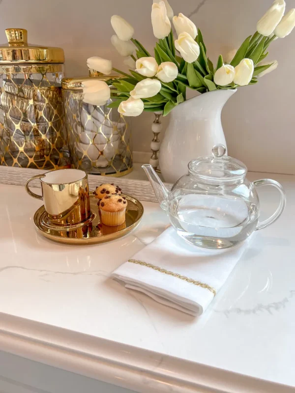 Inspire Me! Home Decor Glass Teapot With Loose Tea Infuser KITCHEN