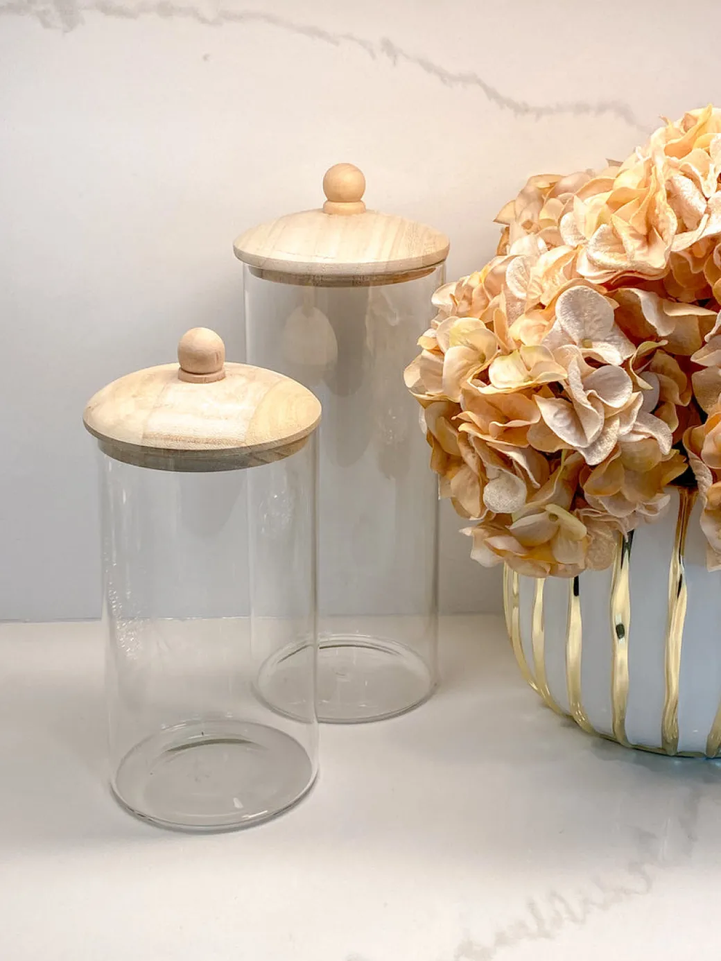 inspire_me_home_decor_gla_1-37.webp Inspire Me! Home Decor Glass Jars With Wooden Lids (2 Sizes) KITCHEN