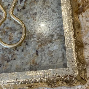 Inspire Me! Home Decor Glass And Gold Napkin Holder