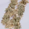 Inspire Me! Home Decor Glittered Gold Maple Leaf Garland