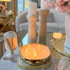 Inspire Me! Home Decor Gold 6 Wick Hammered Candle