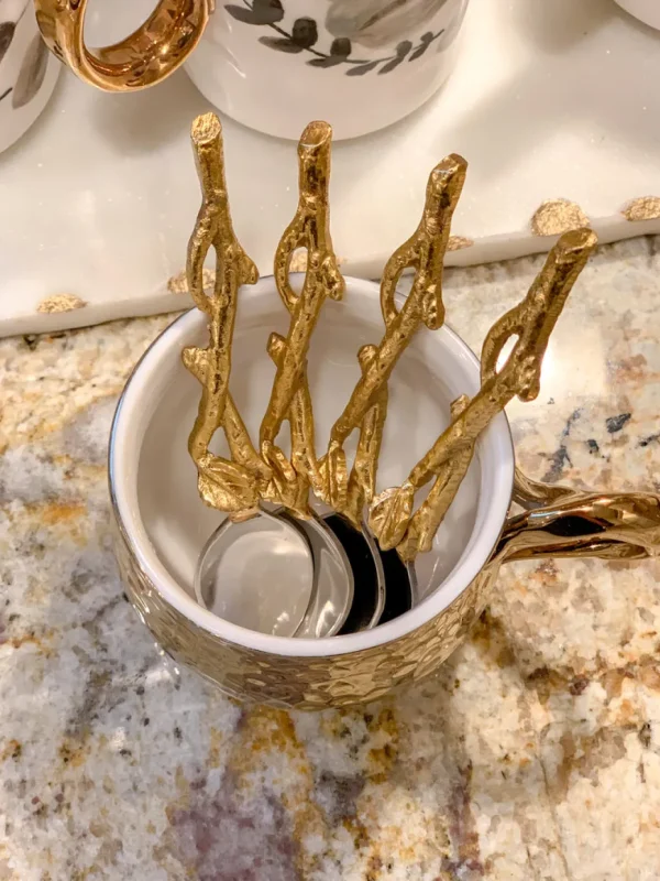 Inspire Me! Home Decor Golden Vine Spoons