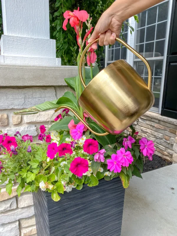 Inspire Me! Home Decor Gold Watering Can