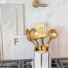 Inspire Me! Home Decor Gold And White Octagon Vase