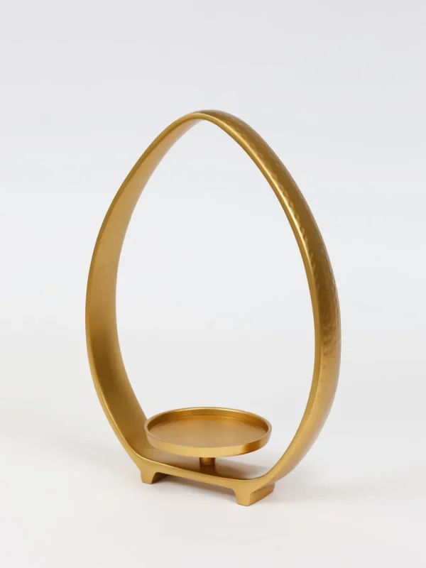 Inspire Me! Home Decor Gold Teardrop Candle Holders (2 Sizes)