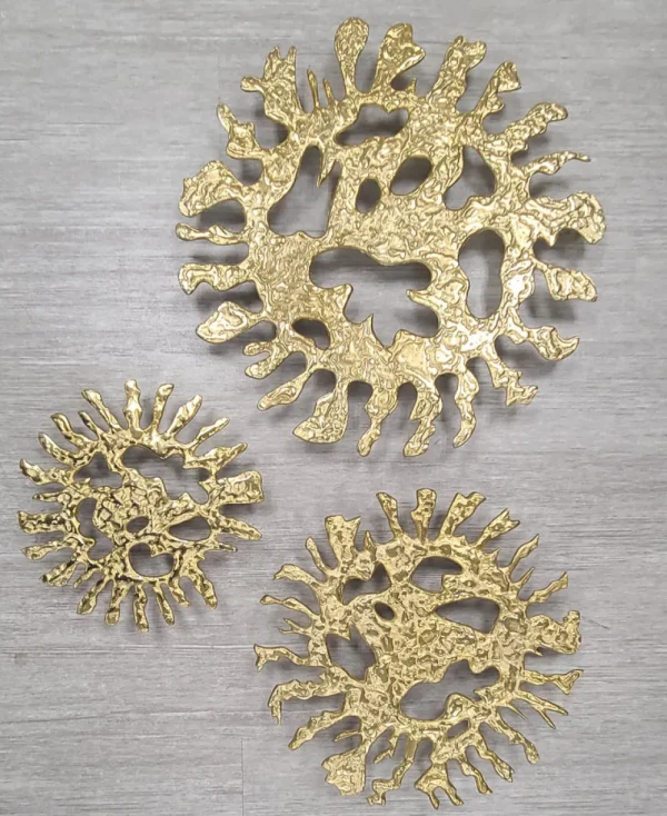 Inspire Me! Home Decor Gold Sunburst Wall Decor