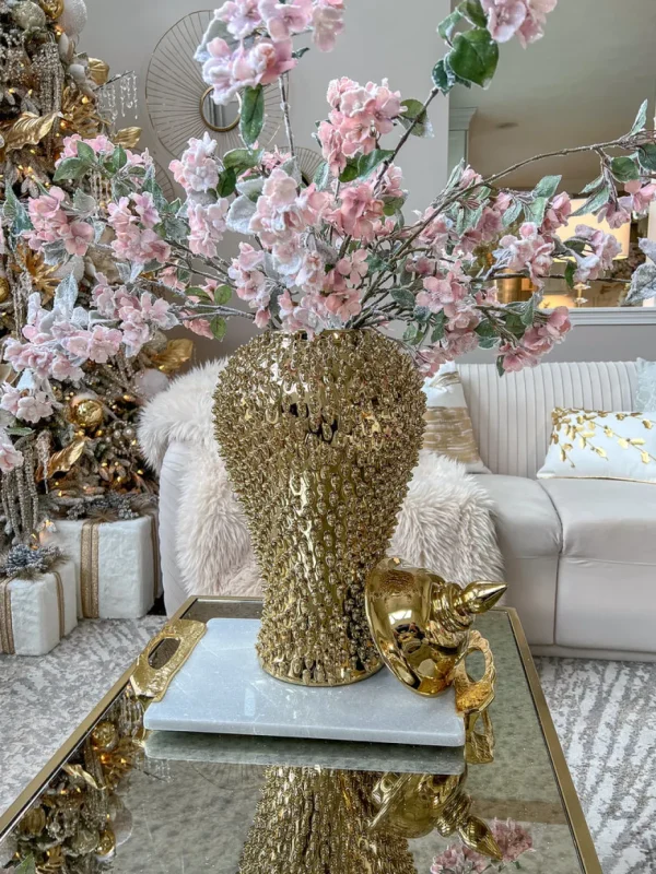 Inspire Me! Home Decor Gold Studded Ginger Jar (3 Sizes)