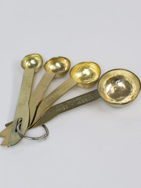 Inspire Me! Home Decor Gold Textured Measuring Spoons
