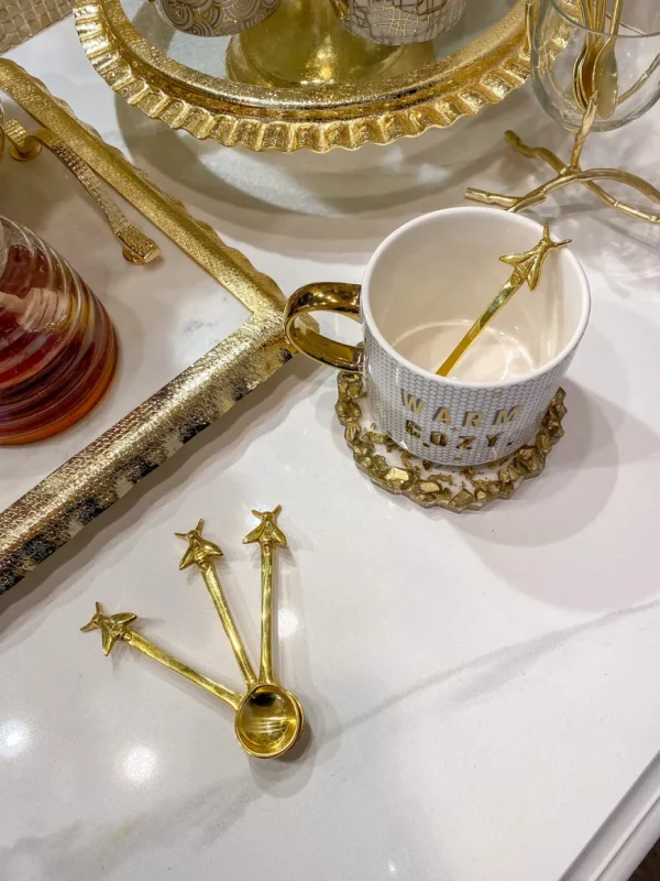 Inspire Me! Home Decor Gold Bee Tea Spoon