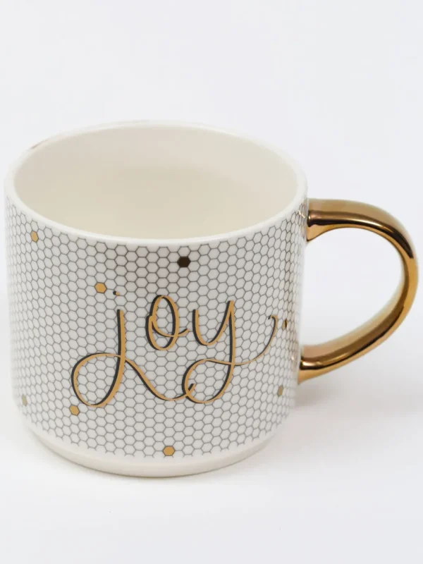 Inspire Me! Home Decor Gold Joy Mug