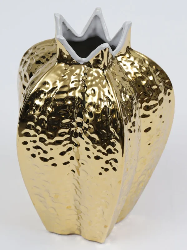 Inspire Me! Home Decor Gold Pomegranate Vase (2 Sizes)