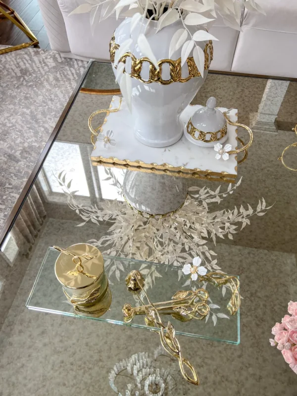 Inspire Me! Home Decor Gold Leaf Candle Bundle