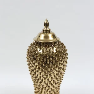 Inspire Me! Home Decor Gold Studded Ginger Jar (3 Sizes)