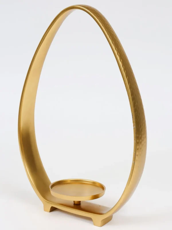 Inspire Me! Home Decor Gold Teardrop Candle Holders (2 Sizes)