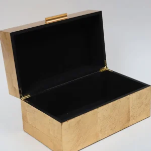 Inspire Me! Home Decor Gold Decorative Boxes (Set Of 2)
