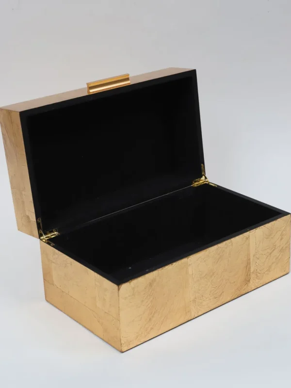 Inspire Me! Home Decor Gold Decorative Boxes (Set Of 2)