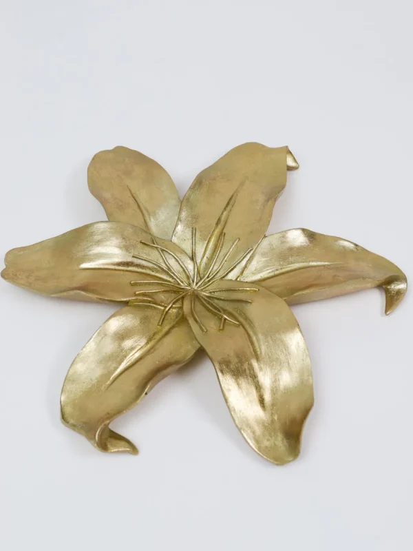 Inspire Me! Home Decor Gold Flower Wall Art