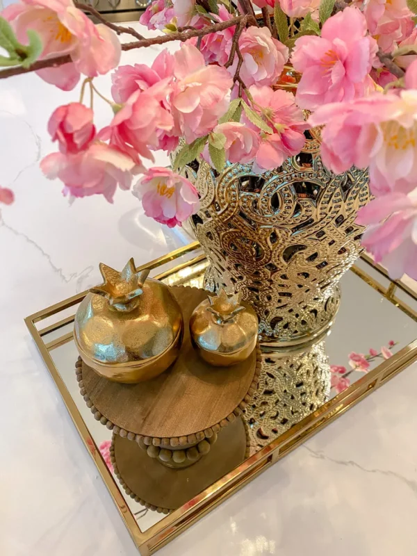 Inspire Me! Home Decor Gold Fruit Serving Dish (2 Sizes)