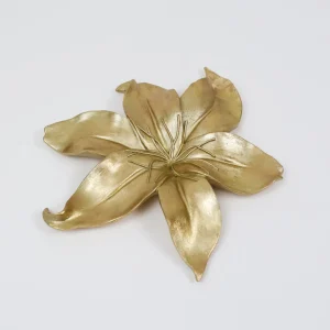 Inspire Me! Home Decor Gold Flower Wall Art