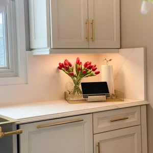 Inspire Me! Home Decor Gold Metal Organization Baskets (Set Of 2)