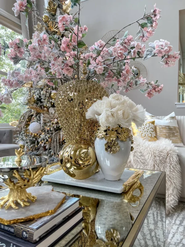 Inspire Me! Home Decor Gold Studded Ginger Jar (3 Sizes)