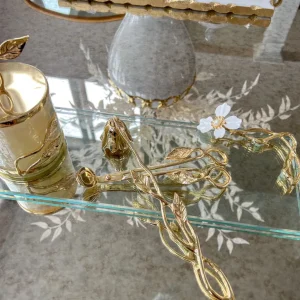 Inspire Me! Home Decor Gold Leaf Candle Bundle