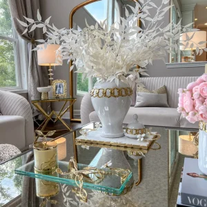 Inspire Me! Home Decor Gold Leaf Candle Bundle