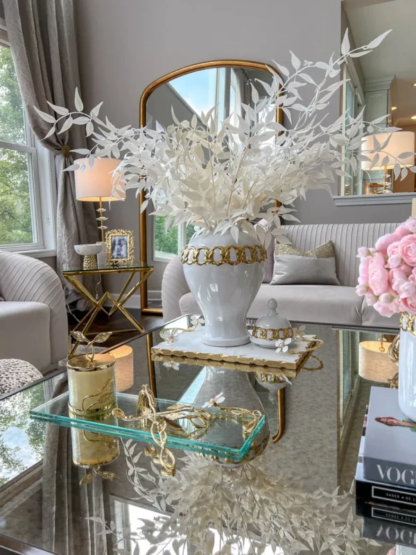 Inspire Me! Home Decor Gold Leaf Candle Bundle