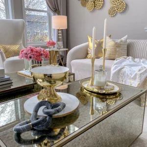 Inspire Me! Home Decor Grey Marble Chain