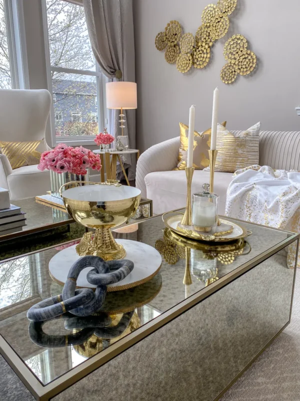 Inspire Me! Home Decor Grey Marble Chain