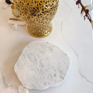 Inspire Me! Home Decor KITCHEN Organic Shape Marble Lazy Susan