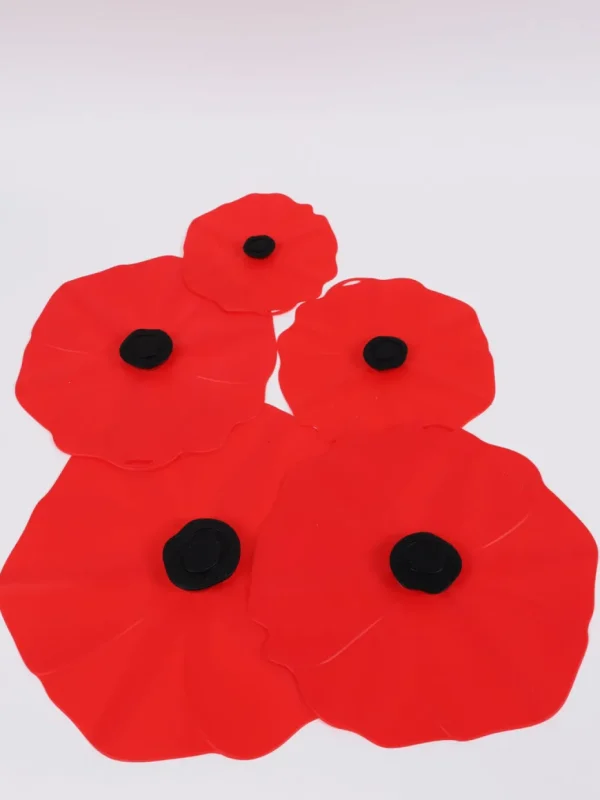 Inspire Me! Home Decor KITCHEN Silicone Poppy Flower Pot Lids (5 Sizes)