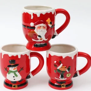 Inspire Me! Home Decor KITCHEN Snowy Holiday Mugs (3 Styles)