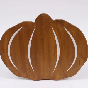 Inspire Me! Home Decor KITCHEN Wood Pumpkin Board With White Details