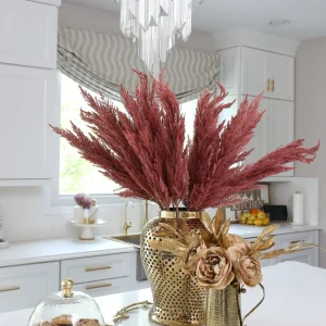Inspire Me! Home Decor Mauve Feathered Pampa Grass Stem