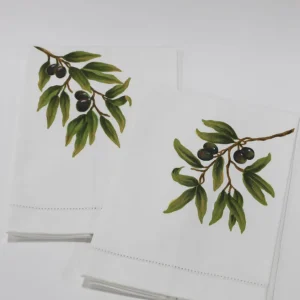 Inspire Me! Home Decor Olive Branch Kitchen Towels (Set Of 2)