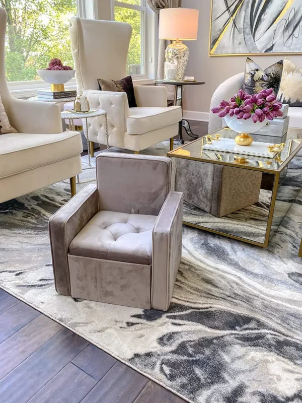 Inspire Me! Home Decor OTTOMANS Jolie Children’s Storage Chair (2 Colors)