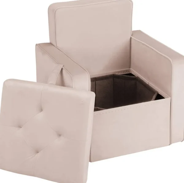 Inspire Me! Home Decor OTTOMANS Jolie Children’s Storage Chair (2 Colors)