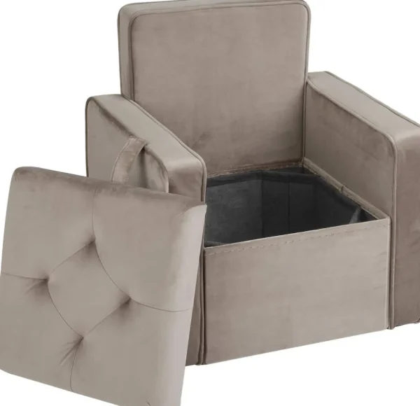 Inspire Me! Home Decor OTTOMANS Jolie Children’s Storage Chair (2 Colors)