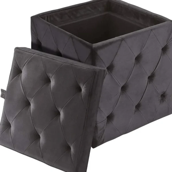 Inspire Me! Home Decor OTTOMANS Genevieve Storage Ottoman (3 Colors)