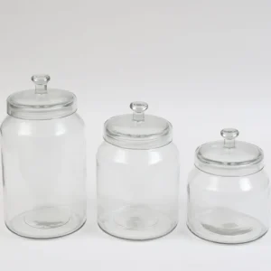 Inspire Me! Home Decor Oversized Glass Jars (3 Sizes)
