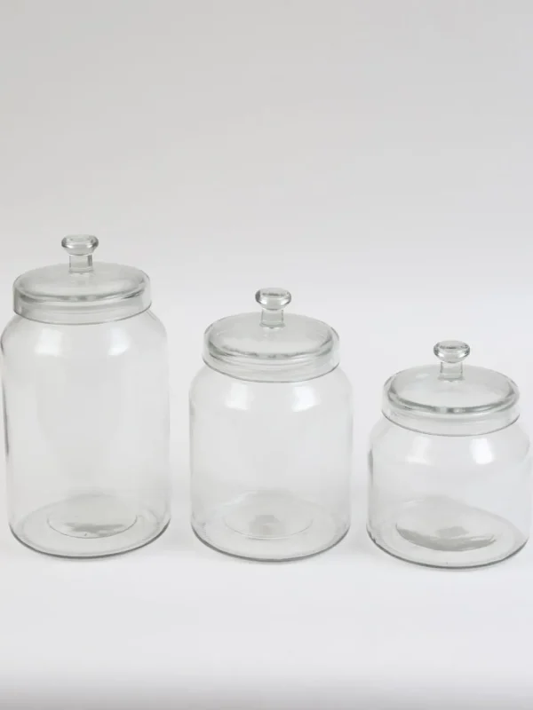 Inspire Me! Home Decor Oversized Glass Jars (3 Sizes)