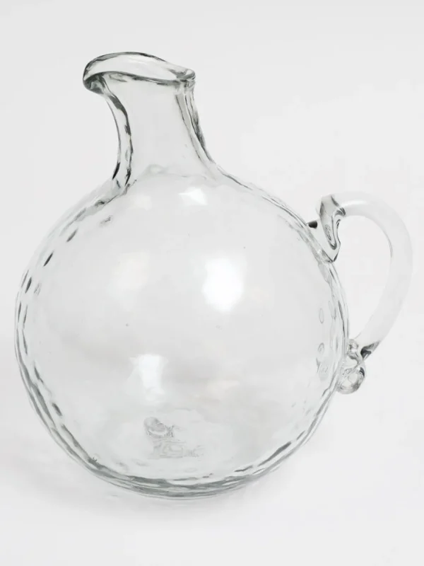 Inspire Me! Home Decor Pebbled Glass Globe Pitcher