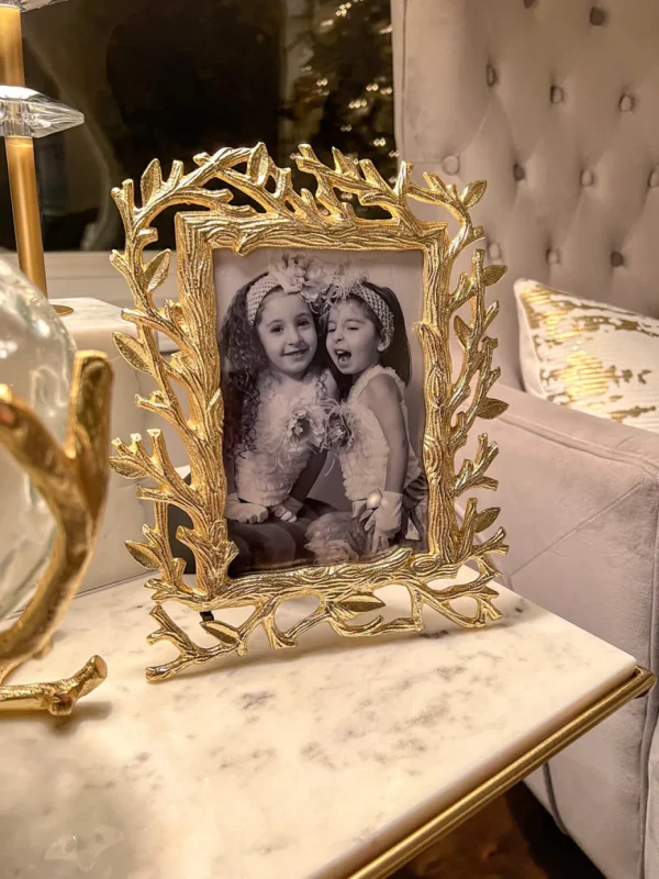 Inspire Me! Home Decor Picture Frames Golden Branch Photo Frame