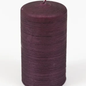 Inspire Me! Home Decor Purple Brushed Metallic Pillar Candle