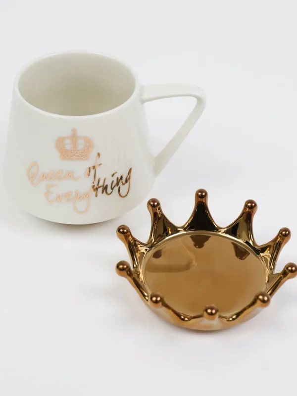 Inspire Me! Home Decor Queen Of Everything Mug Gold