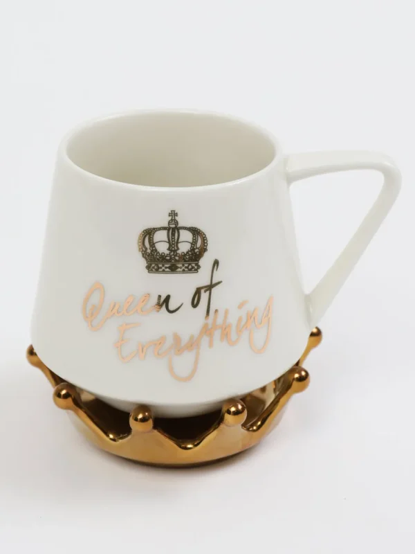 Inspire Me! Home Decor Queen Of Everything Mug Gold